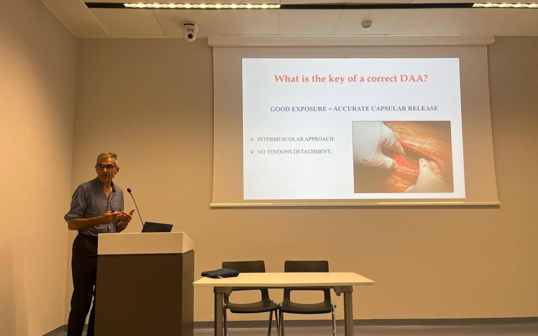 Formazione sulla via di accesso anteriore dell’anca all’Humanitas University di Milano